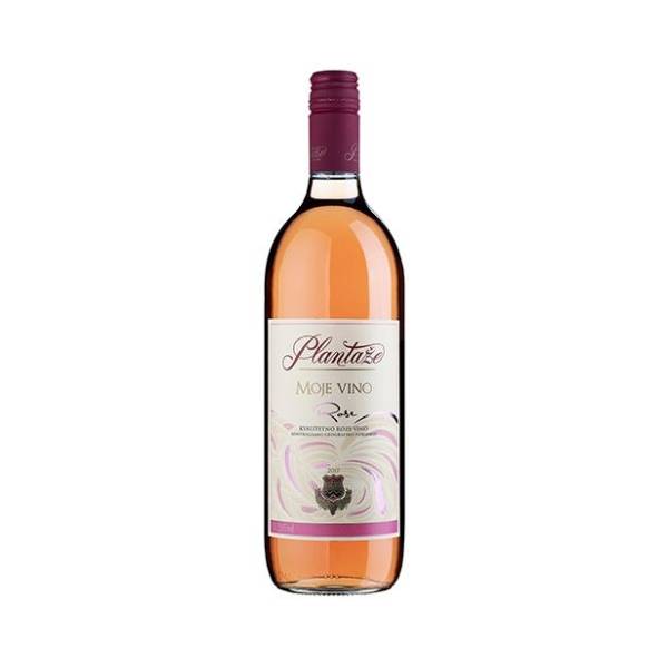 Roze vino PLANTAŽE Moje vino 1l