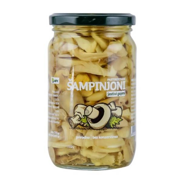 Šampinjoni MOĆ PRIRODE rezani 370g