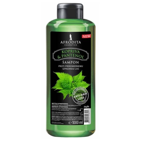 Šampon AFRODITA kopriva & pantenol 1l