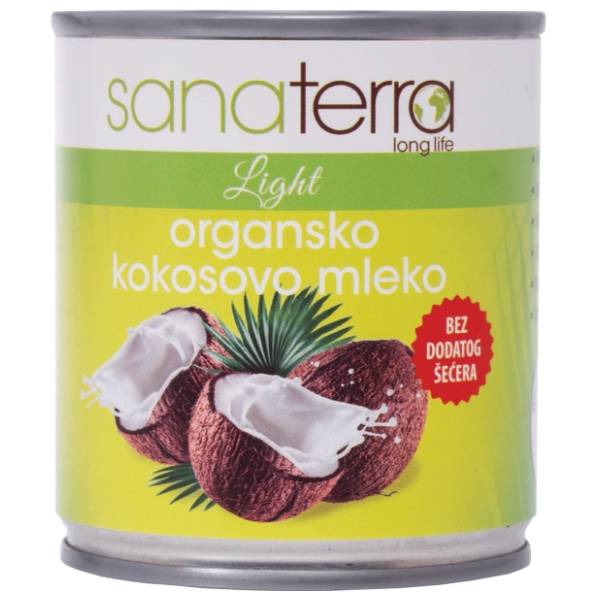 SANATERRA organsko kokosovo mleko 200ml