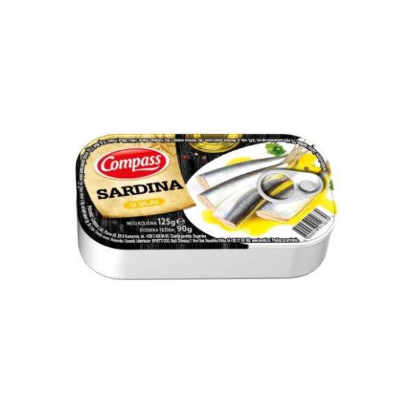 Sardine COMPASS 125g