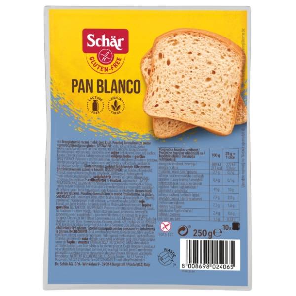 SCHAR Pan blanco 250g