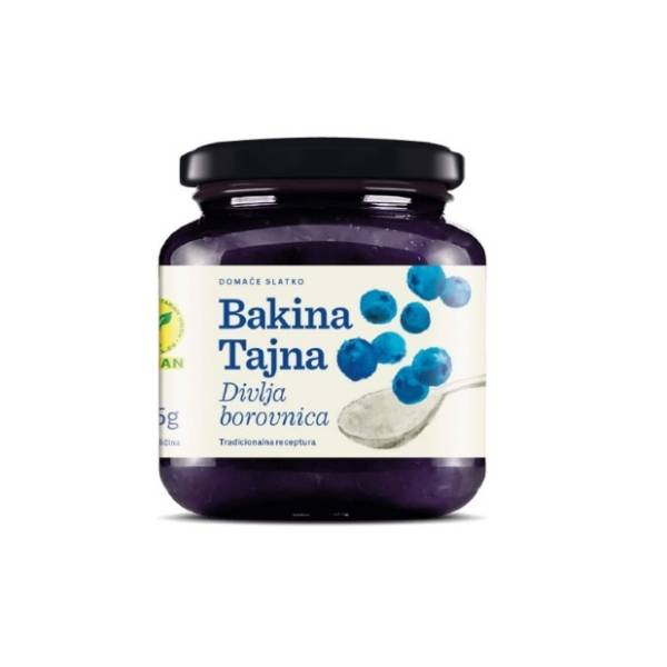 Slatko BAKINA TAJNA borovnica 375g