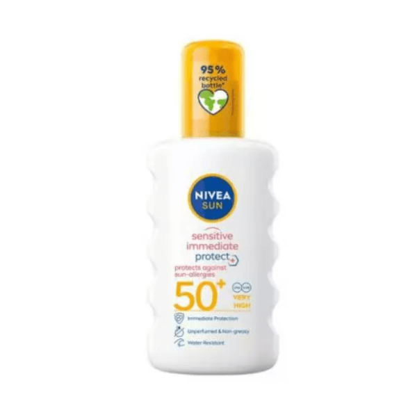 Sprej za osetljivu kožu NIVEA sensitive spf50+ 200ml