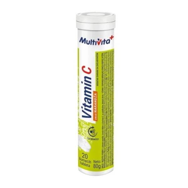 Šumeće tablete MULTIVITA vitamin C 76g