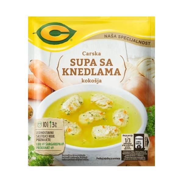 Supa C carska sa knedlama 49g