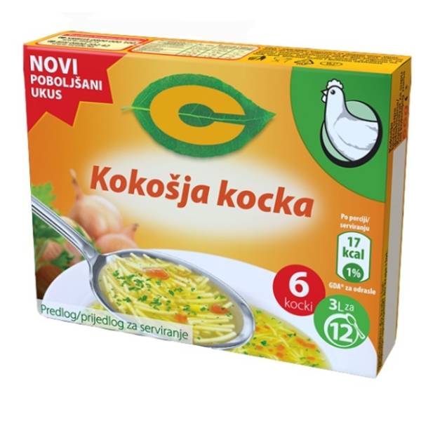 Supa C kokošija u kocki 66g