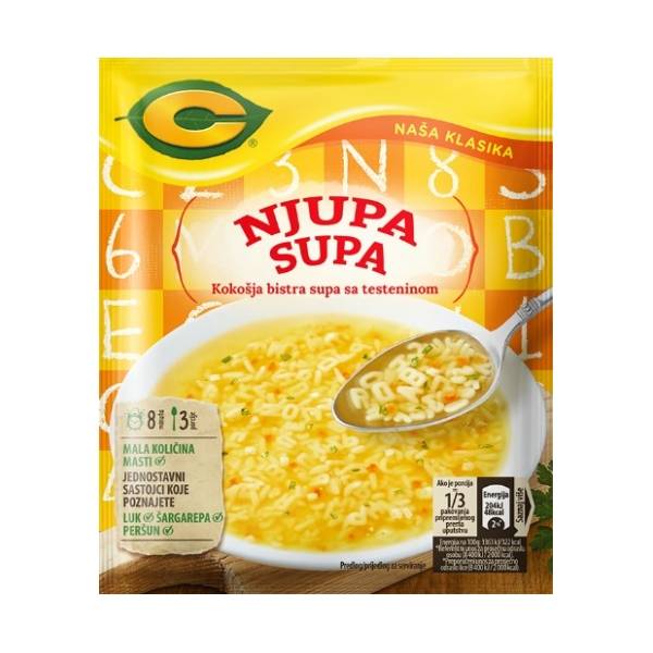 Supa C kokošja bistra njupa 45g