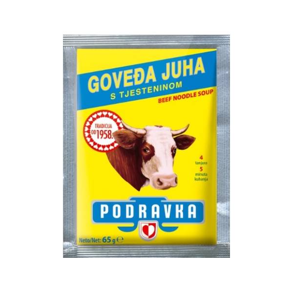 Supa PODRAVKA goveđa sa testeninom 65g