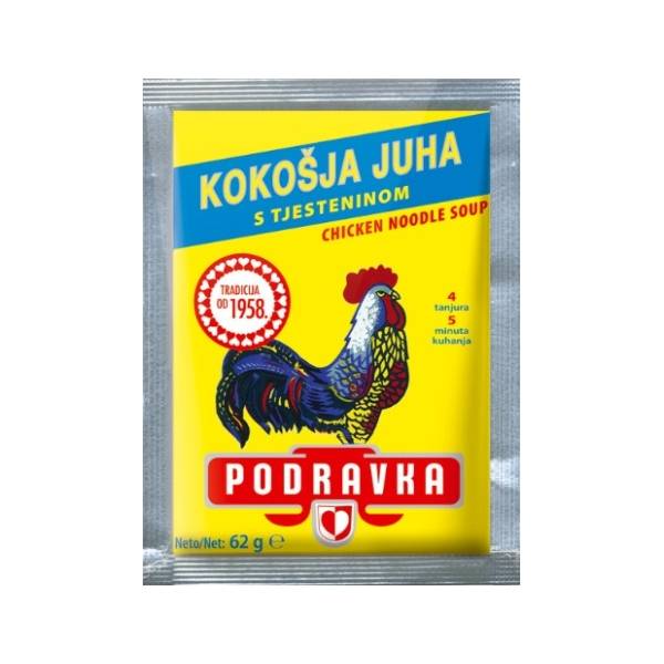Supa PODRAVKA kokošja sa testeninom 62g