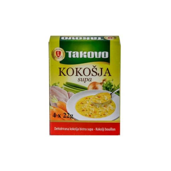 Supa TAKOVO u kocki kokošja 88g
