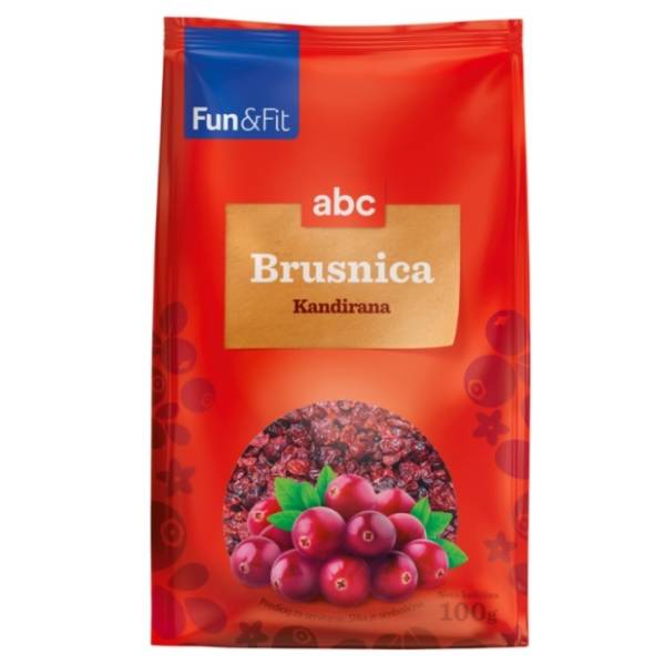 Suva brusnica ABC kandirana 100g