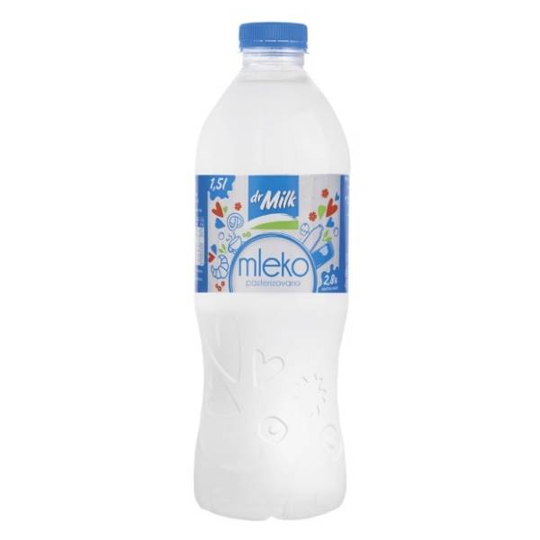Sveže mleko DR.MILK 2,8%mm 1,5l
