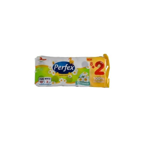 Toalet papir PERFEX 3sloja 8+2kom