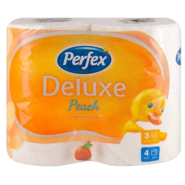 Toalet papir PERFEX breskva deluxe 3sloja 4kom