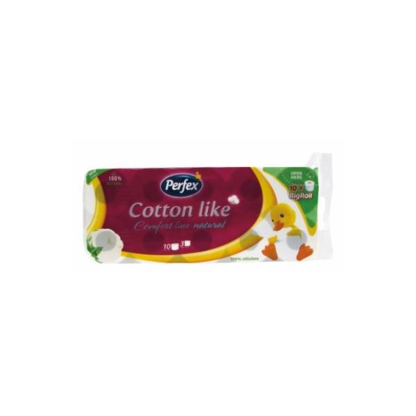 Toalet papir PERFEX cotton like 3sloja 10kom