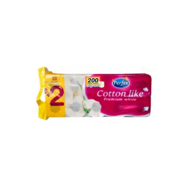 Toalet papir PERFEX cotton like 3sloja 8+2kom