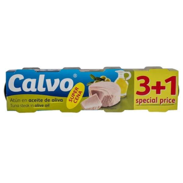 Tunjevina CALVO u maslinovom ulju 4x80g