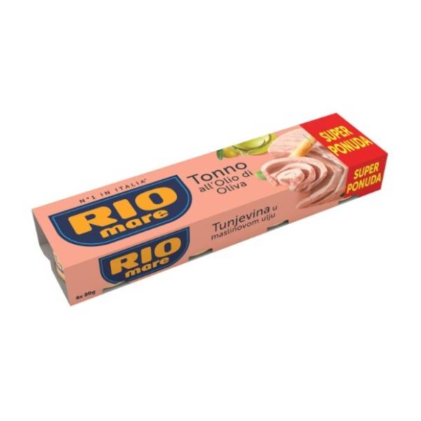 Tunjevina RIO MARE Maslinovo Ulje 4x80g