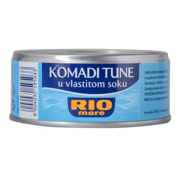 Tunjevina RIO MARE u sopstvenom soku 160g