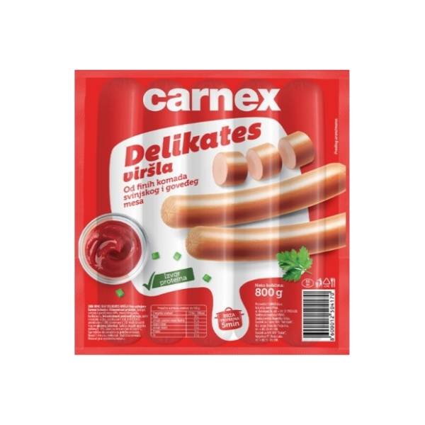 Viršle CARNEX Delikates 800g