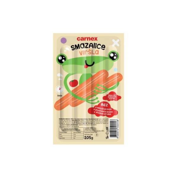 Viršle CARNEX Smazalice 205g