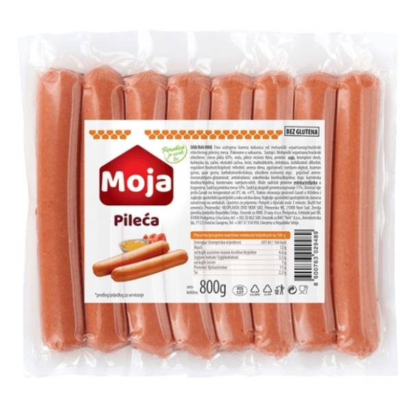 Viršle MOJA pileća 800g