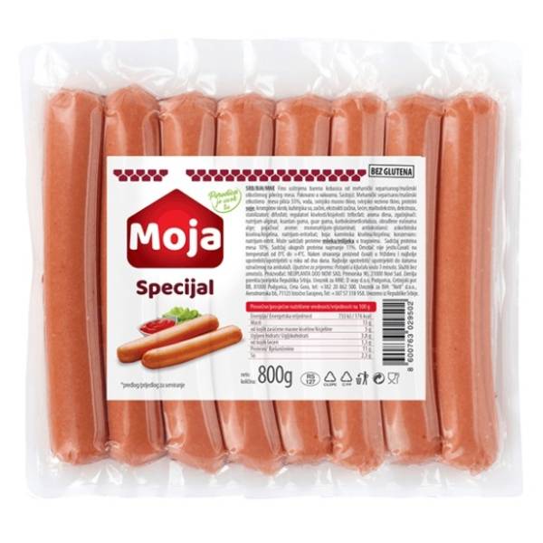 Viršle MOJA specijal 800g