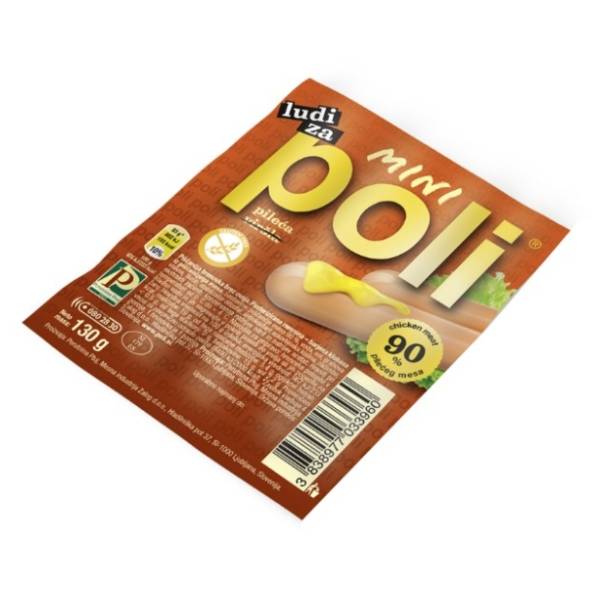 Viršle POLI mini 130g