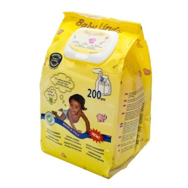Vlažne maramice BABY LINDO aloe vera 200kom