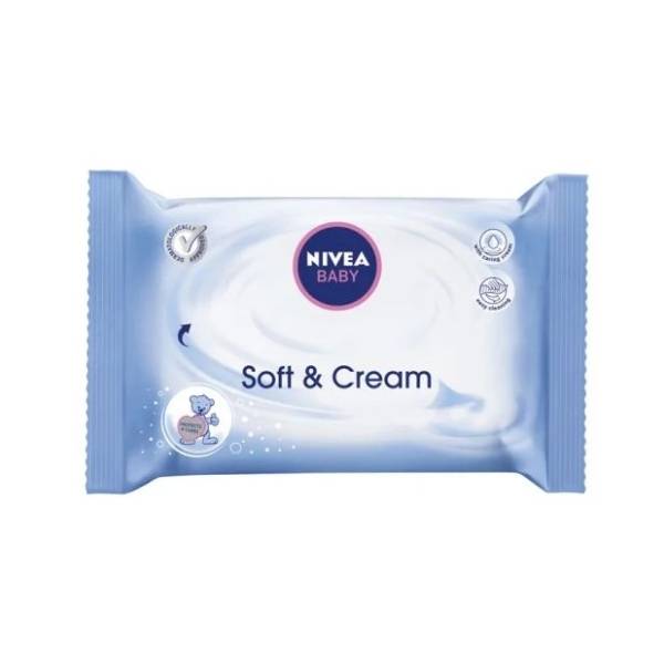 Vlažne maramice NIVEA soft & cream mini 20kom