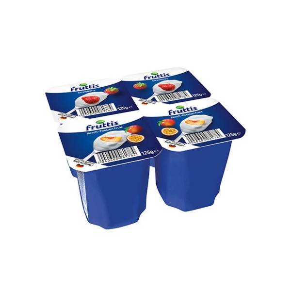 Voćni jogurt FRUTTIS jagoda breskva 125g