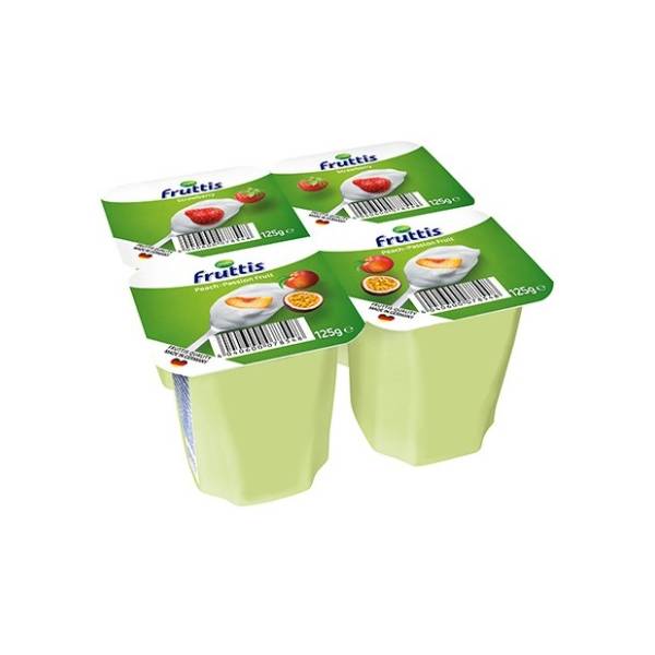 Voćni jogurt FRUTTIS jagoda breskva marakuja 125g
