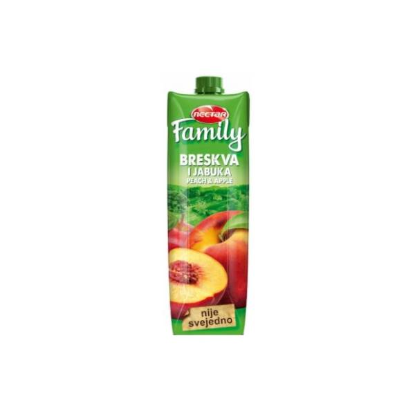 Voćni sok NECTAR Family breskva 1l