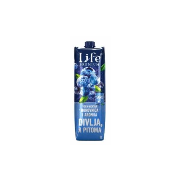 Voćni sok NECTAR Life borovnica 1l