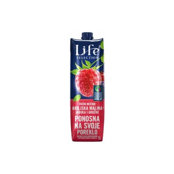 Voćni sok NECTAR Life malina 1l