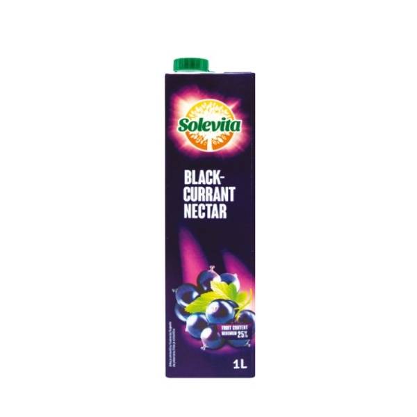 Voćni sok SOLEVITA crna ribizla 25% 1l
