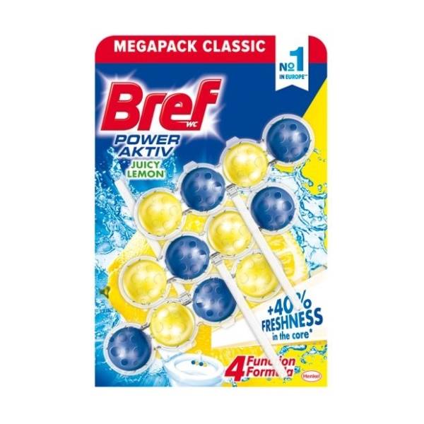 WC osveživač BREF kuglice Lemon 3x50g