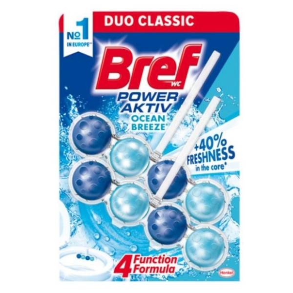 WC osveživač BREF Power aktiv ocean 2x50g