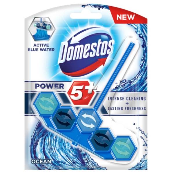 WC osveživač DOMESTOS power 5 blue water ocean 50g