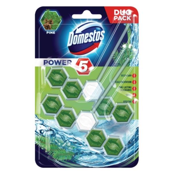 WC osveživač DOMESTOS power 5 pine 2x55g