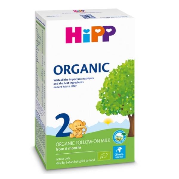 Zamensko mleko HIPP organic 2 300g