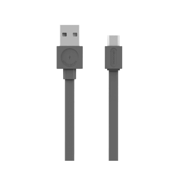 ALLOCACOC konverter kabl USB na Micro USB-B (m/m) 1.5m sivi