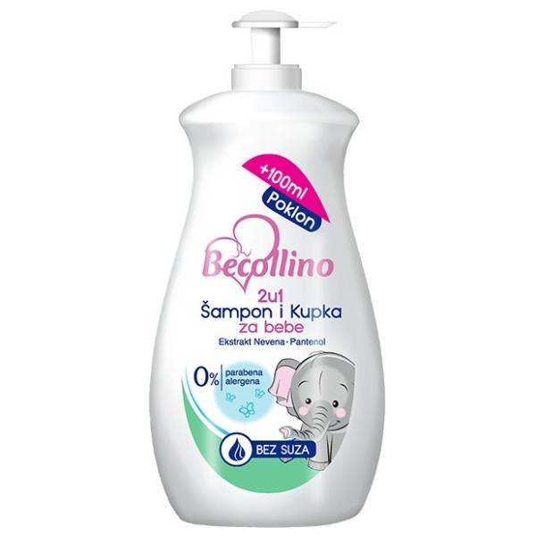 BECOLLINO 2u1 šampon i kupka za bebe 500ml