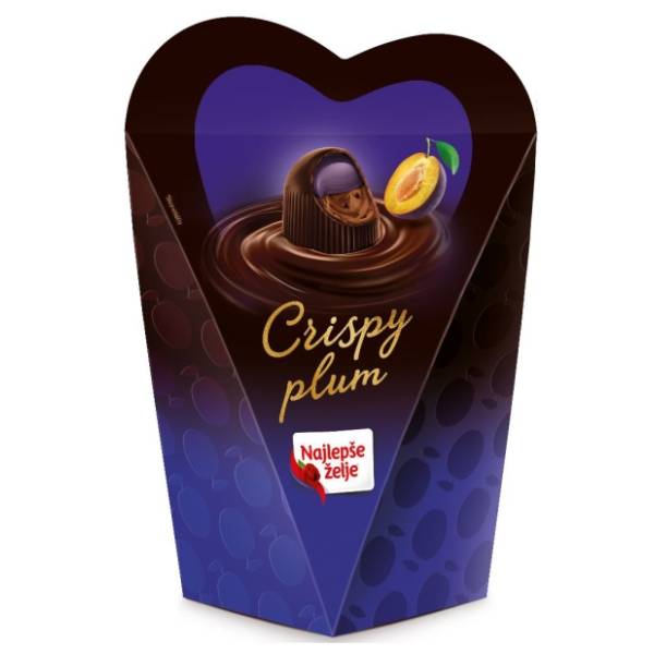 NAJLEPŠE ŽELJE dezert šljiva crispy 195g Štark