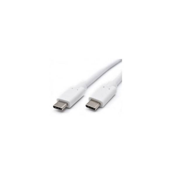 E-GREEN kabl USB-C 3.1 1m beli/crni