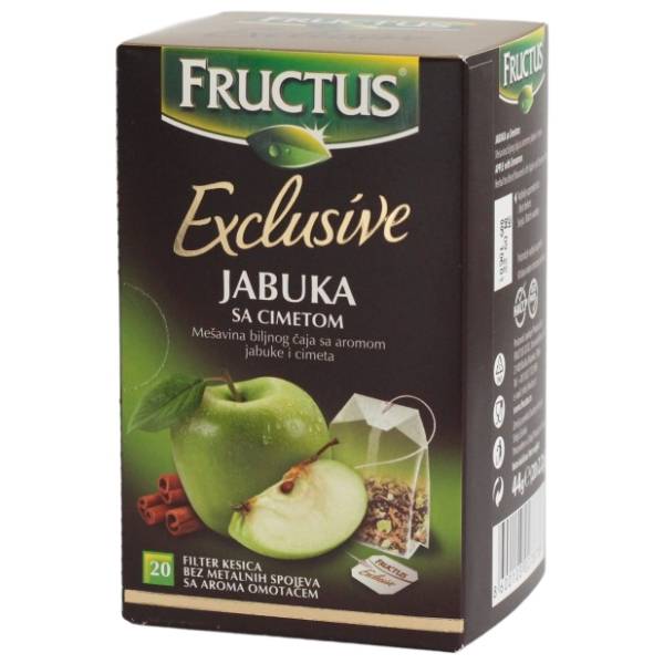 FRUCTUS čaj jabuka cimet 44g