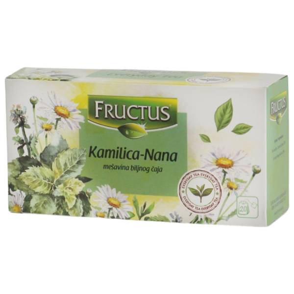 FRUCTUS čaj kamilica nana 20g