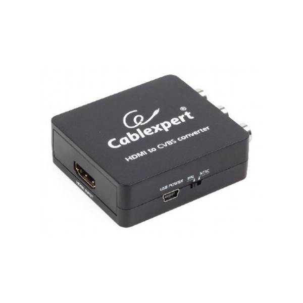 GEMBIRD adapter HDMI (ž) na 3xRCA (CVBS) (ž)