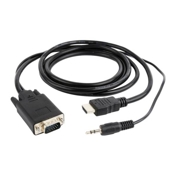 GEMBIRD konverter kabl HDMI 1.4 na VGA + 3.5mm (m/m+m) 1.8m